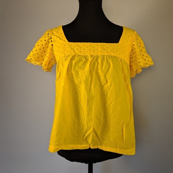michael kors yellow top